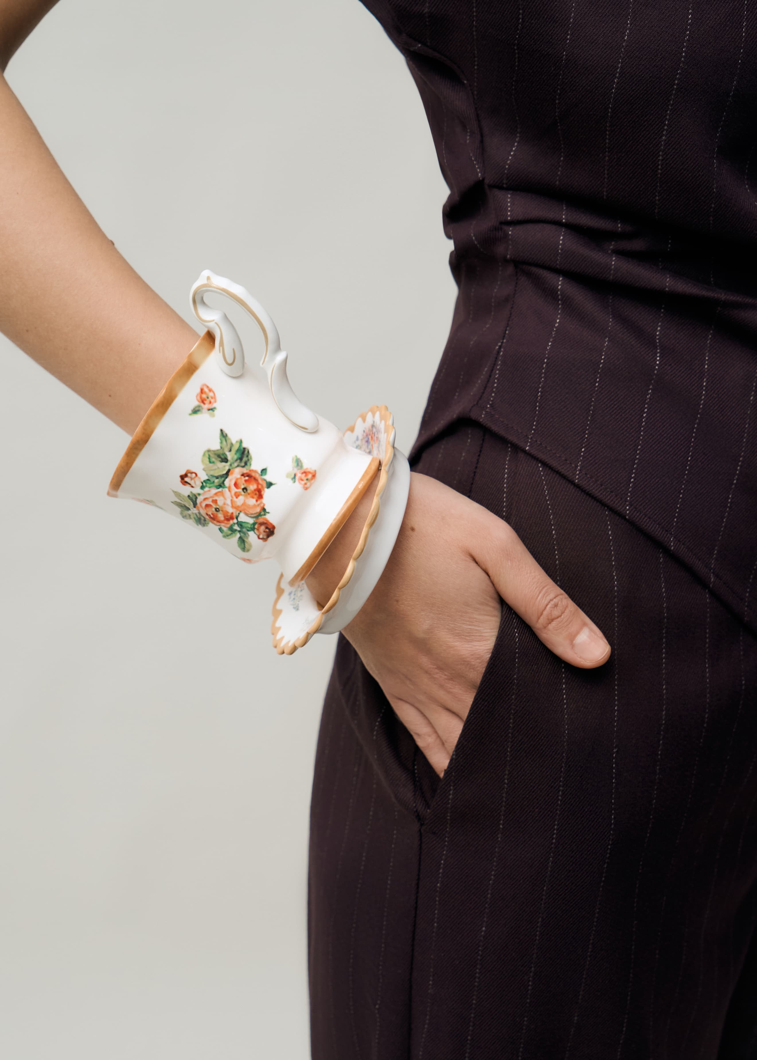 Браслет-блюдце