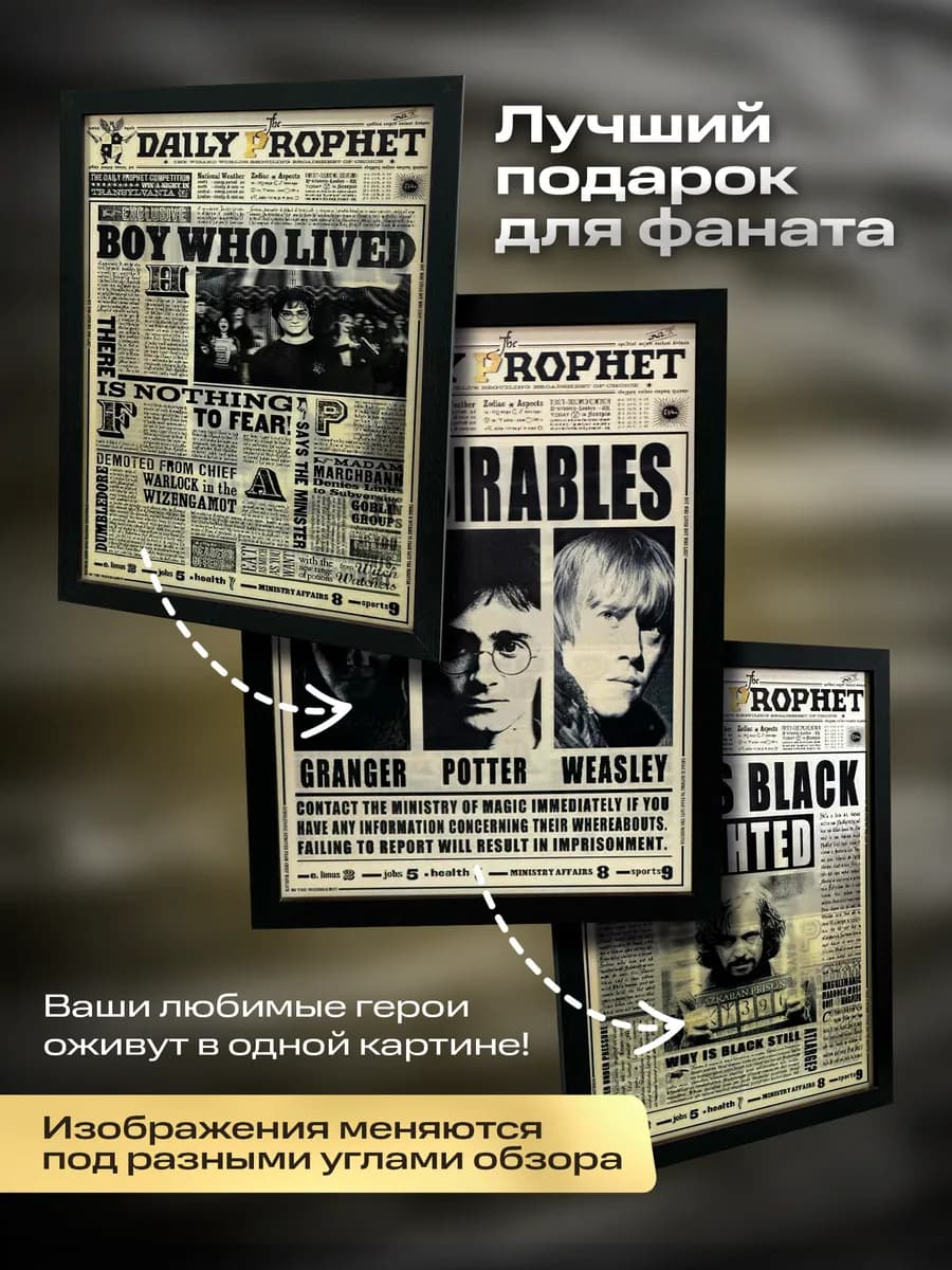 3D Постер Гарри Поттер - изображение 2